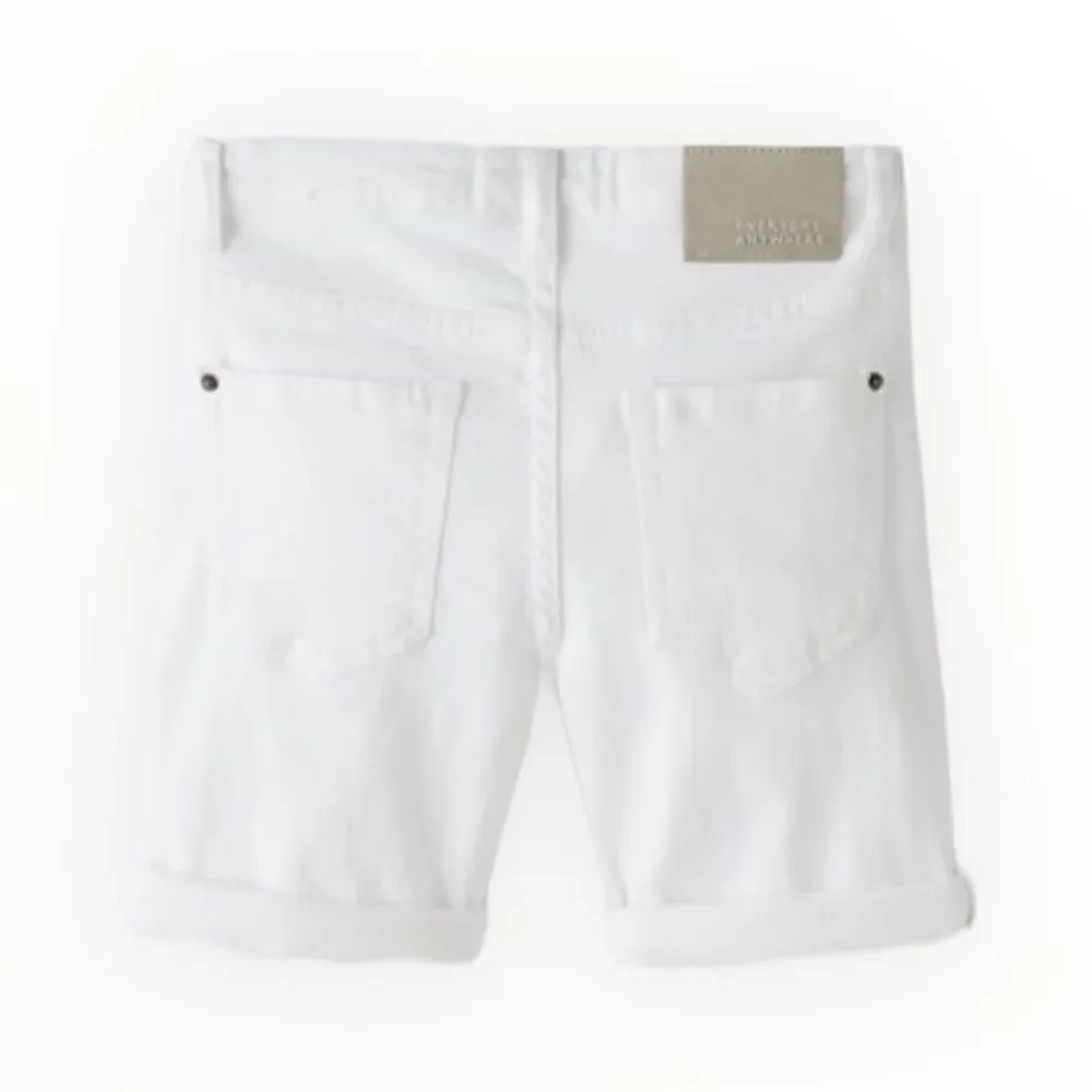 ZARA Kids White Basic Denim Shorts NWT Size 11/12